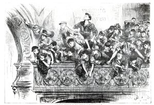 A Critical Audience on the Question of Step-Dancing, c.1870s by English School